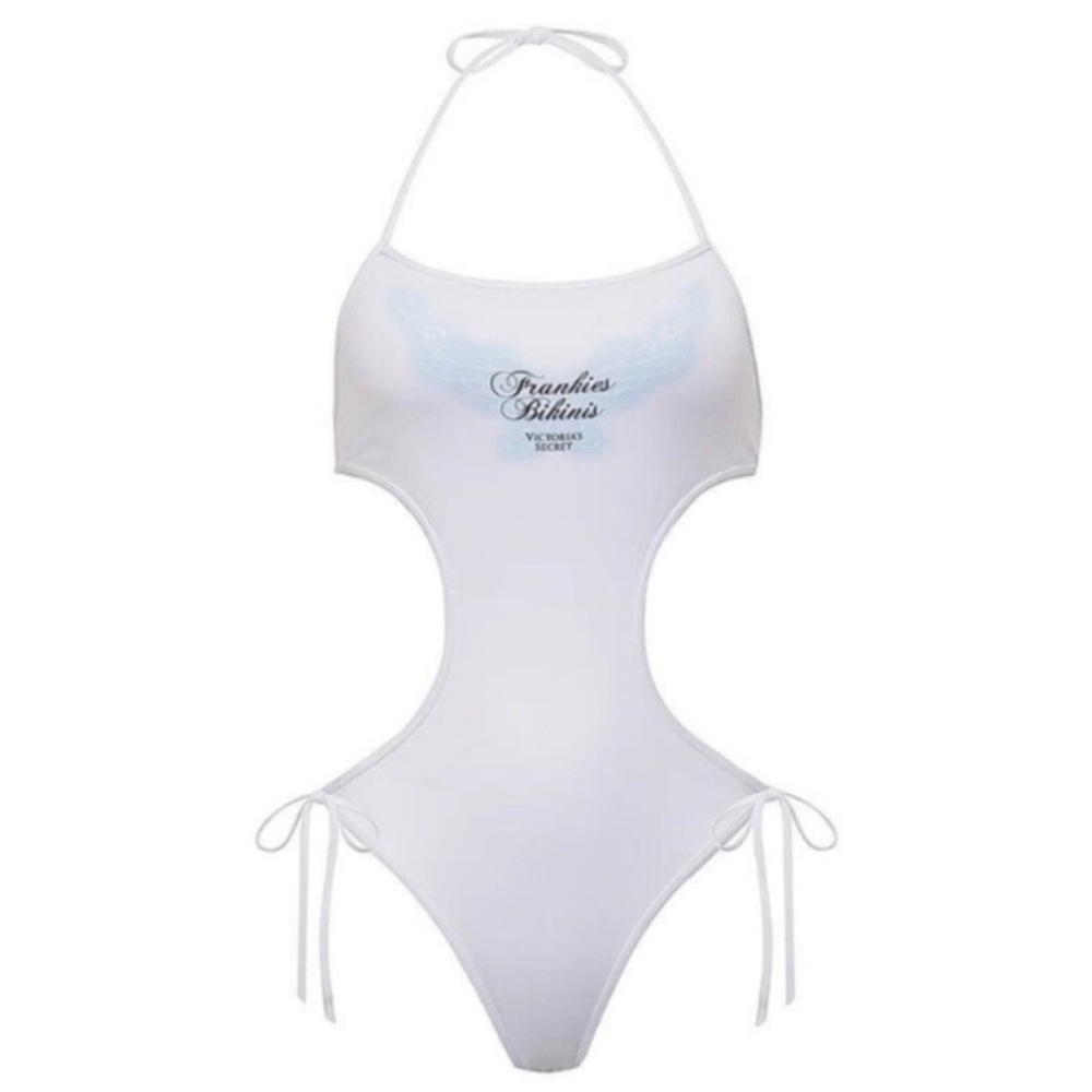NWT Frankie’s Bikini x Victorias Secret White Cutout One-Piece Swimsuit